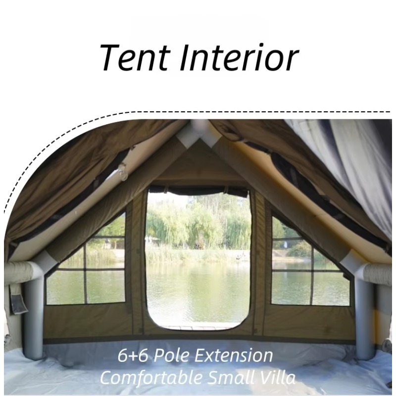 Outdoor Camping Inflatable Ten - مراجعة Outdoor Camping Inflatable Tent وسعره
