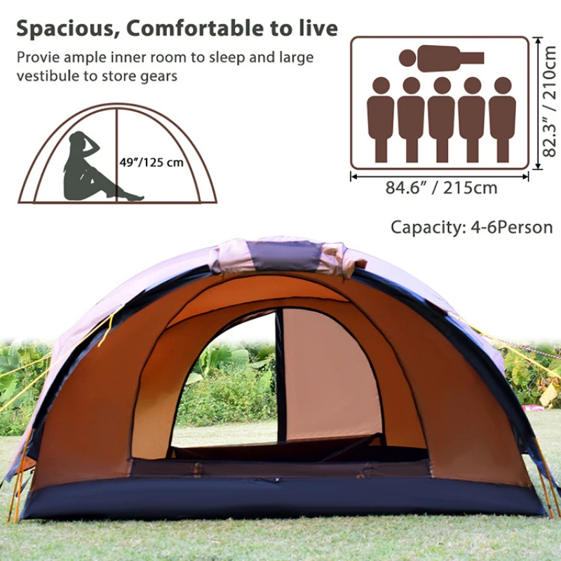 High Quality Luxury 4 Person 2 - مراجعة Outdoor Camping Tent Waterproof وسعره