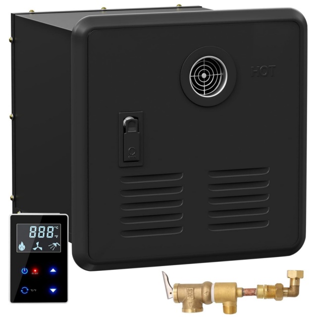 Portable 12V Gas Water Heater  - مراجعة Outdoor Camping Water Heater وسعره