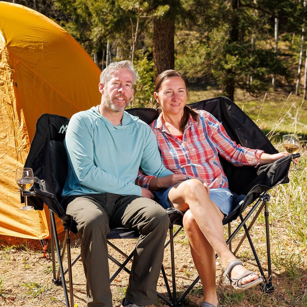 2 Person Camping Chair Oversiz - مراجعة Outdoor Oversized Camping Chair وسعره