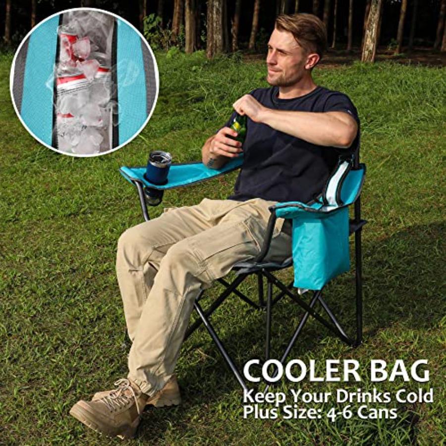 Camping Chair, Oversized Foldi - مراجعة Outdoor Oversized Camping Chair وسعره