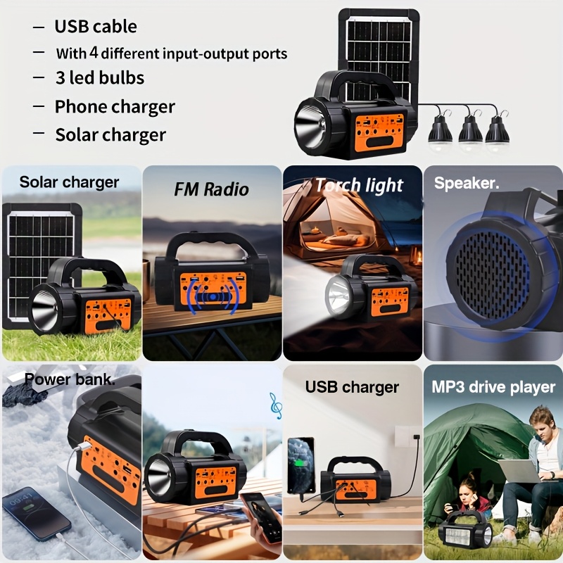 Solar Rechargeable Camping Lig - مراجعة Outdoor Camping Lantern وسعره