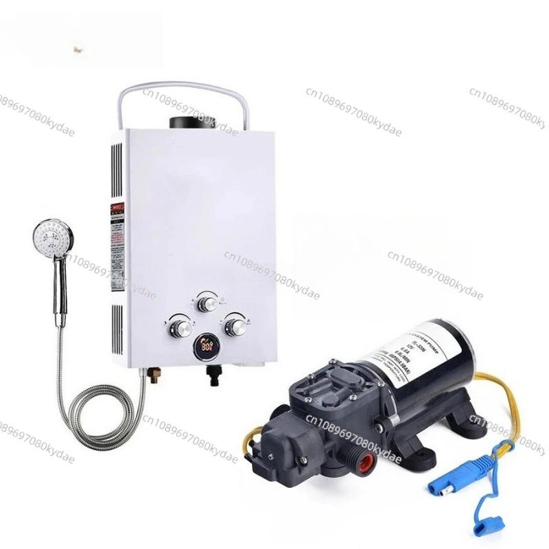 Portable LPG Water Heater - 12 - مراجعة Outdoor Camping Hot Water Shower وسعره