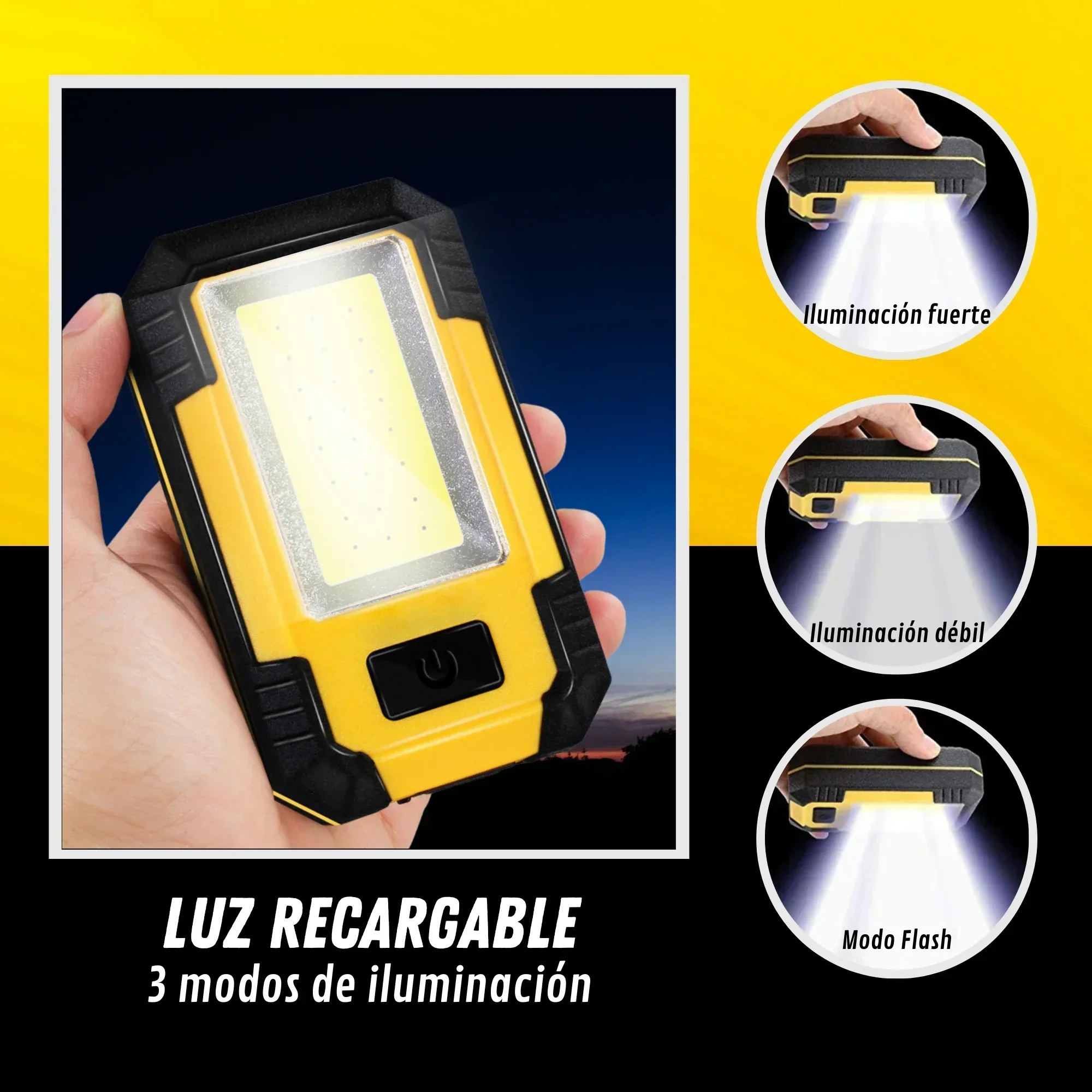 Portable 4000MaH Rechargeable  - مراجعة Outdoor Camping Lantern وسعره