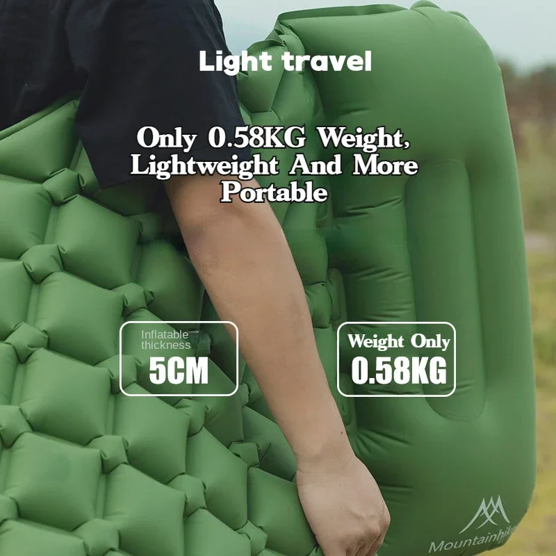 Outdoor Camping Inflatable Mat - مراجعة Camp Pillow Compressible وسعره
