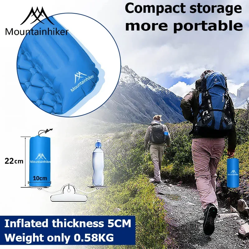 Outdoor Camping Inflatable Mat - مراجعة Camp Pillow Compressible وسعره