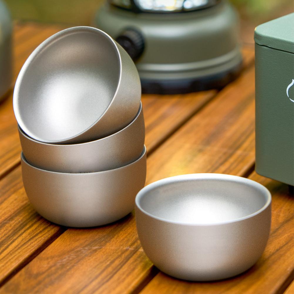 D2 Pure Titanium Double-layer  - مراجعة Outdoor Camping Kettle وسعره