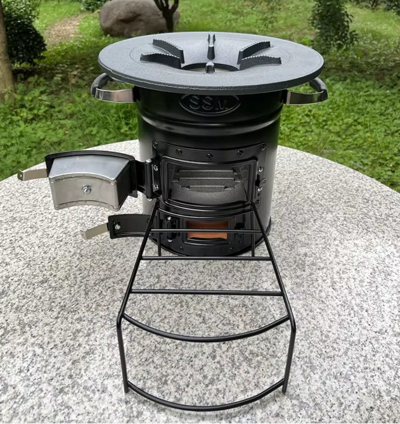 【Popular】Two Doors Firewood Bu - مراجعة Outdoor Camping Stove وسعره