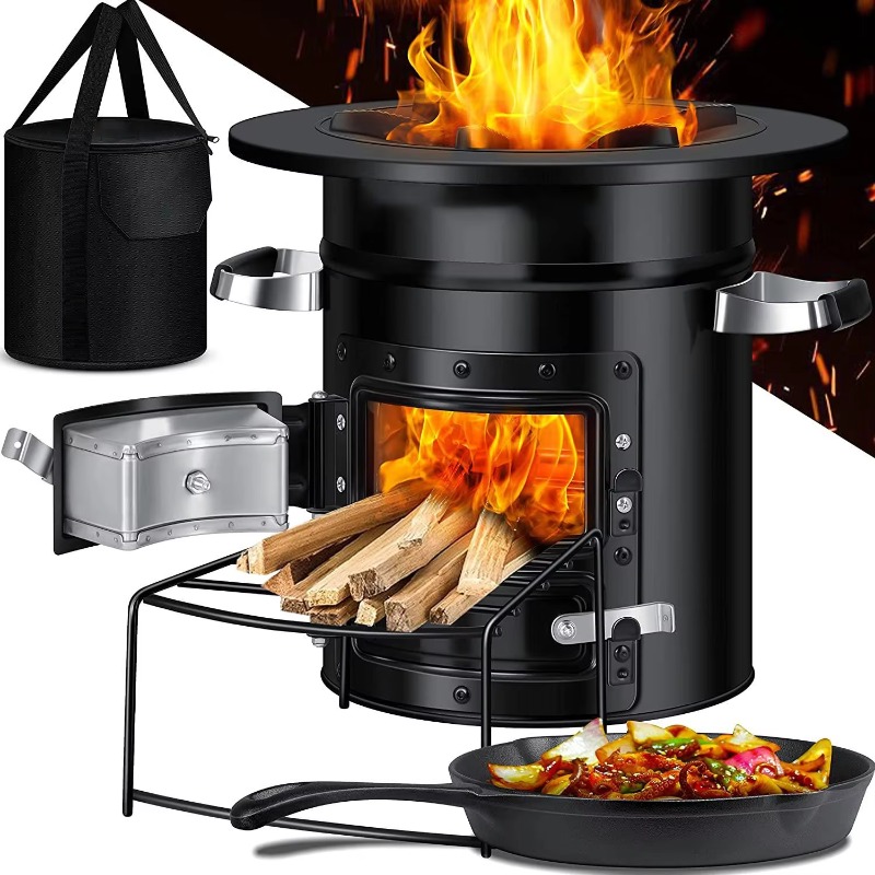 【Popular】Two Doors Firewood Bu - مراجعة Outdoor Camping Stove وسعره