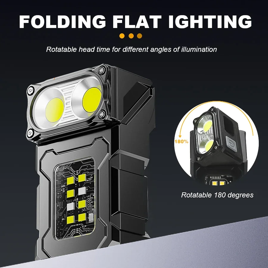 Portable LED COB Flashlight Re - مراجعة Outdoor Camping Hat وسعره