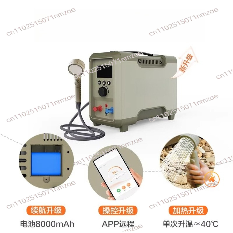 Outdoor Thermostatic Water Hea - مراجعة Outdoor Camping Hot Water Shower وسعره
