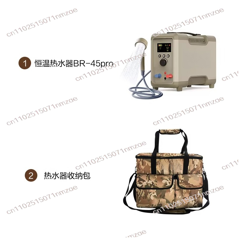 Outdoor Thermostatic Water Hea - مراجعة Outdoor Camping Hot Water Shower وسعره