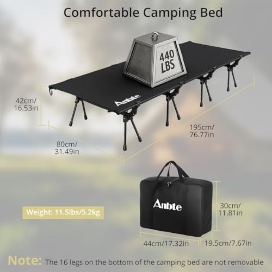 Camping cot for outdoor use, s - مراجعة Outdoor Camping Cot وسعره