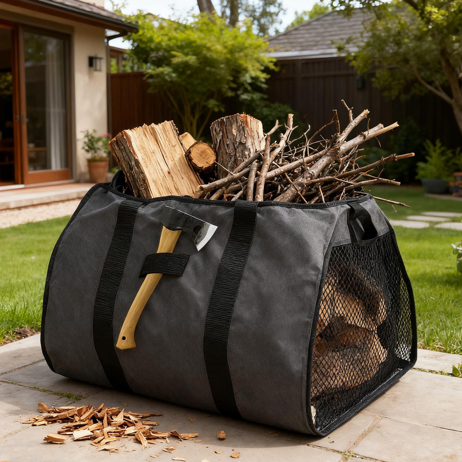 Firewood Carrier Large Portabl - مراجعة Outdoor Camping Stove وسعره