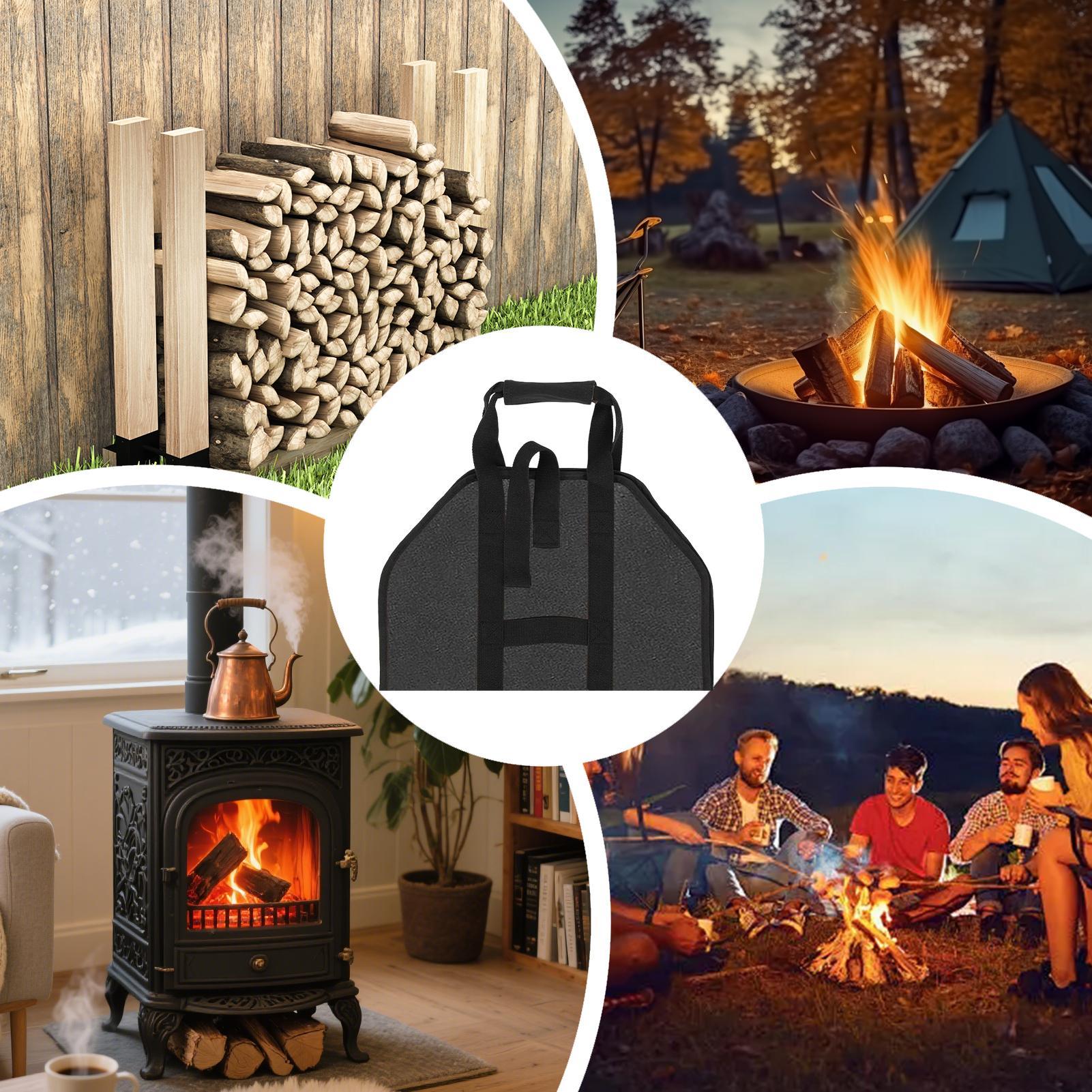 Firewood Carrier Large Portabl - مراجعة Outdoor Camping Stove وسعره