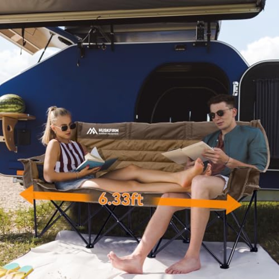 Outdoor 3-person folding campi - مراجعة Outdoor Oversized Camping Chair وسعره
