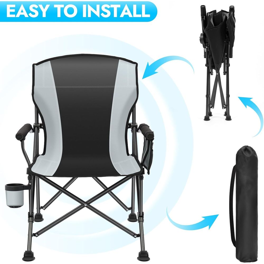 Durable Oversized Folding Camp - مراجعة Outdoor Oversized Camping Chair وسعره