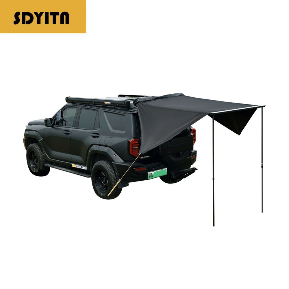 Aluminum Alloy Black Double-wi - مراجعة Outdoor Camping Car Tail Tent وسعره