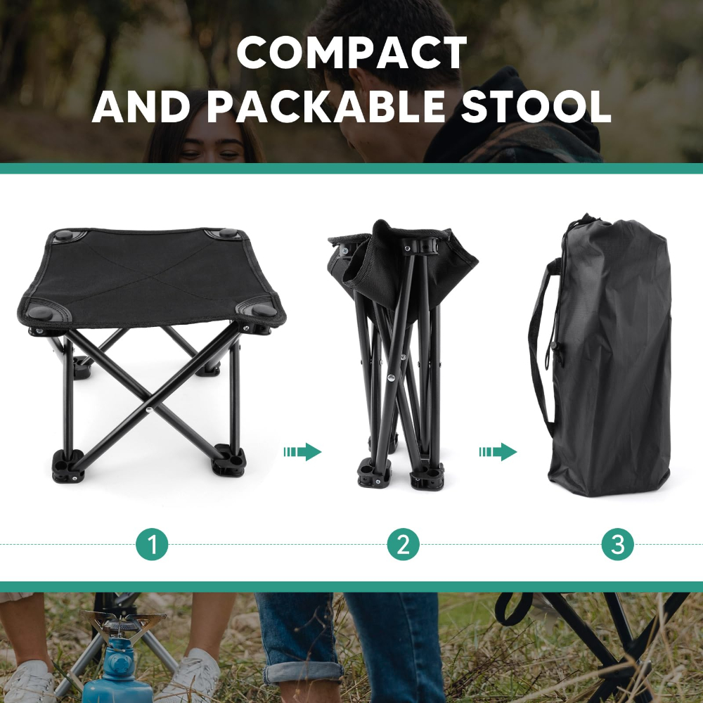 Portable Folding Stool Lightwe - مراجعة Outdoor Camping Hammock Chair وسعره