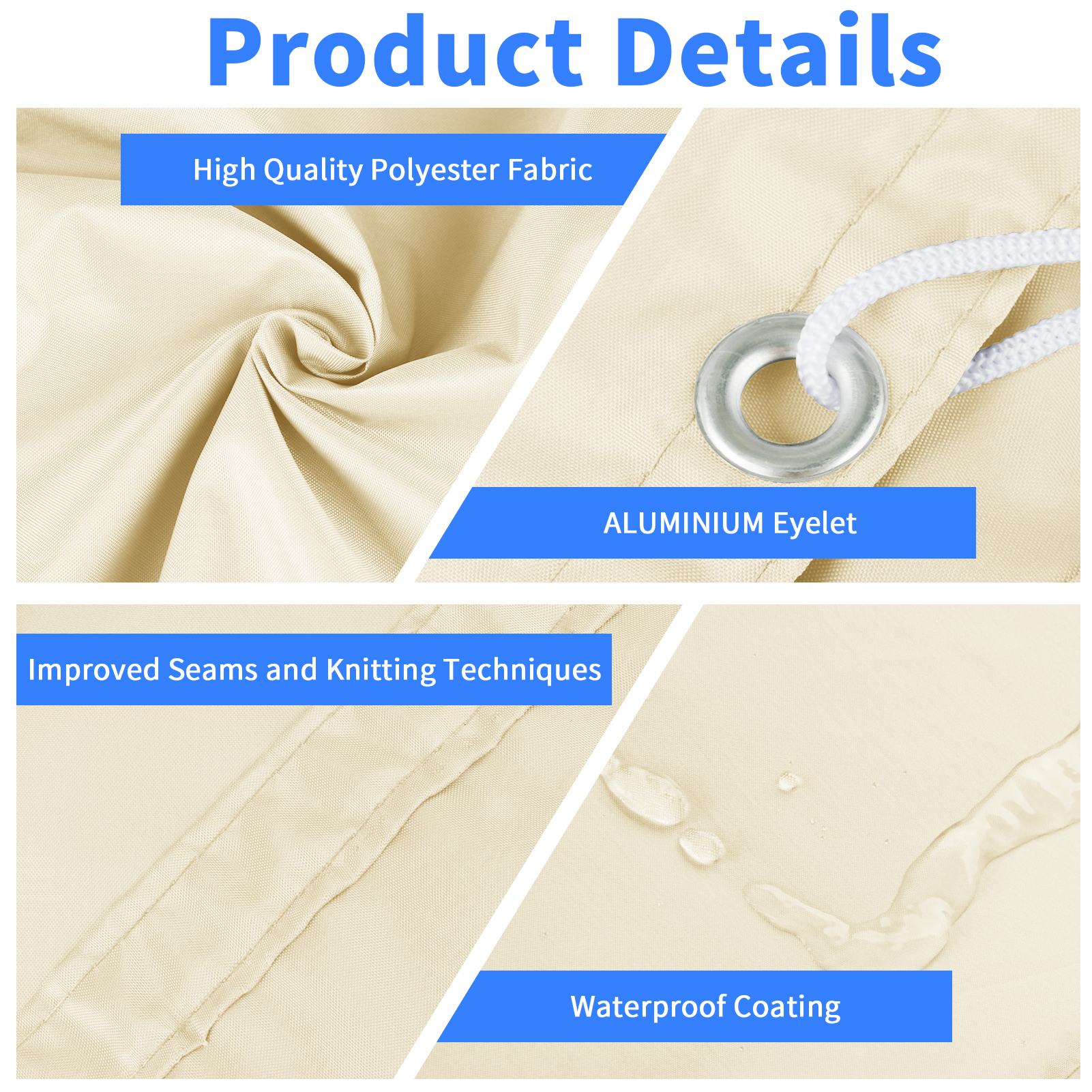Waterproof Shade Sail with Gro - مراجعة Outdoor Camping Tent Waterproof وسعره