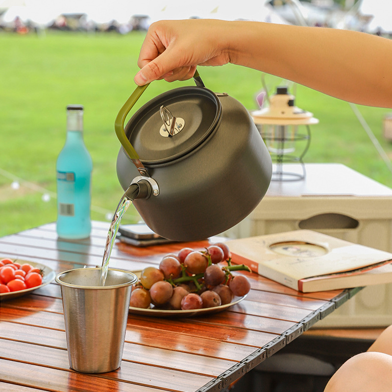 0.8L Outdoor Camping Coffee Po - مراجعة Outdoor Camping Kettle وسعره