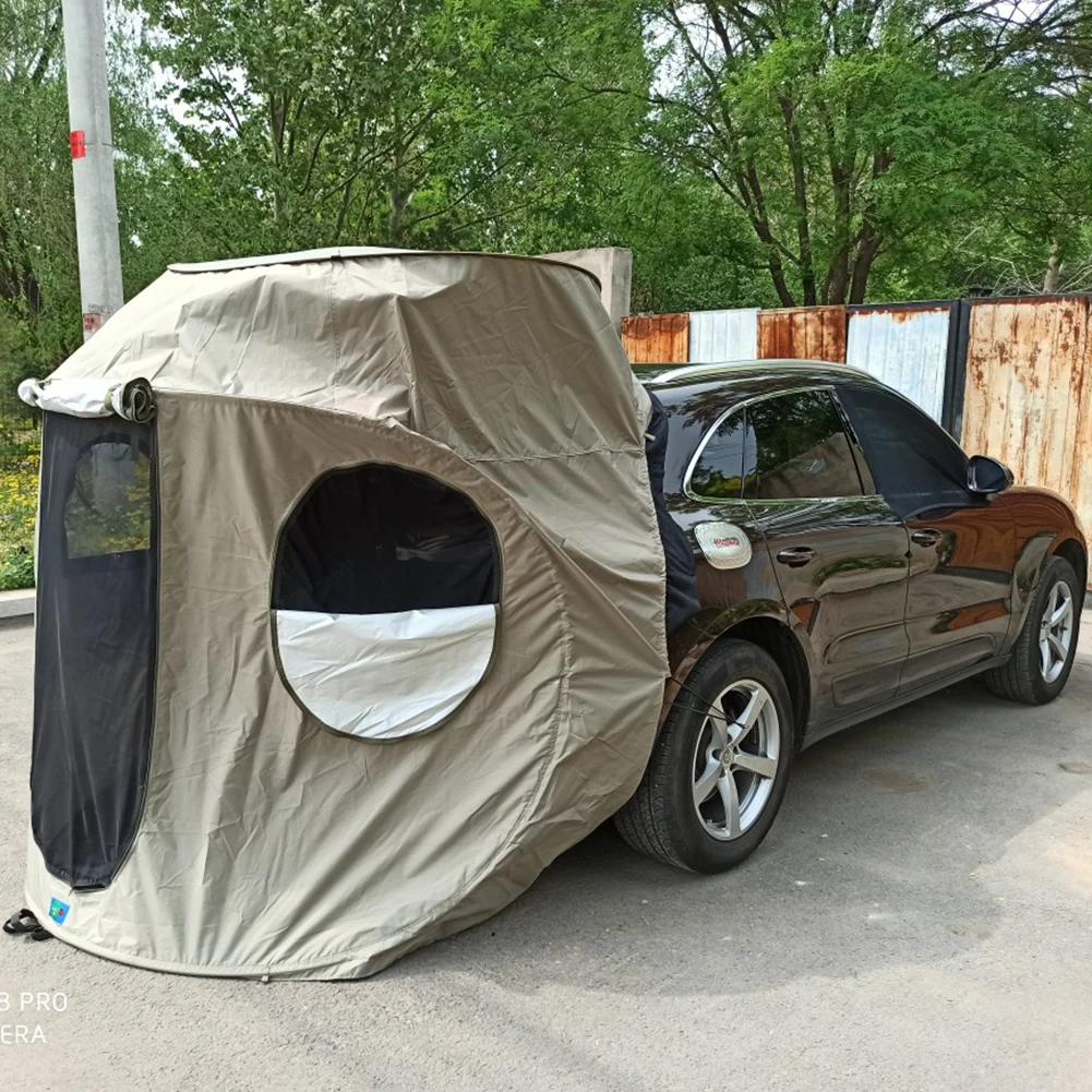 Car Rear Roof Outdoor Equipmen - مراجعة Outdoor Camping Car Tail Tent وسعره