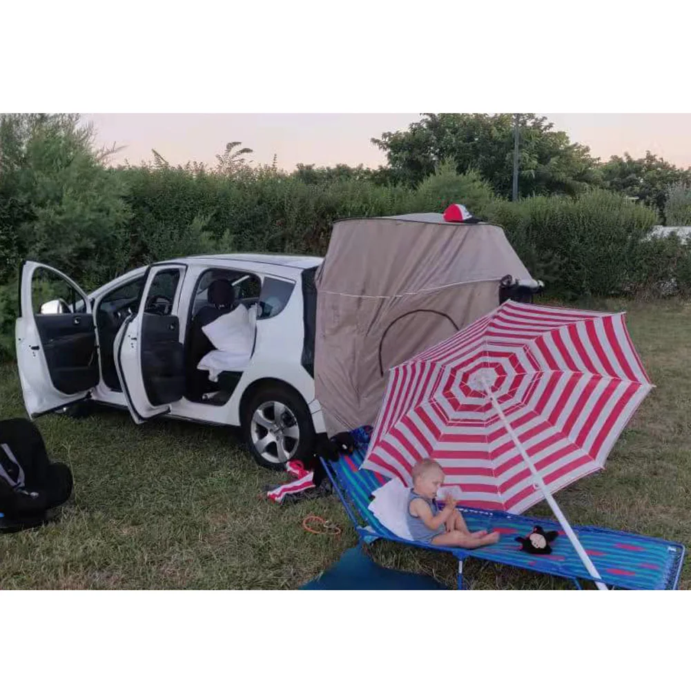 Car Rear Roof Outdoor Equipmen - مراجعة Outdoor Camping Car Tail Tent وسعره