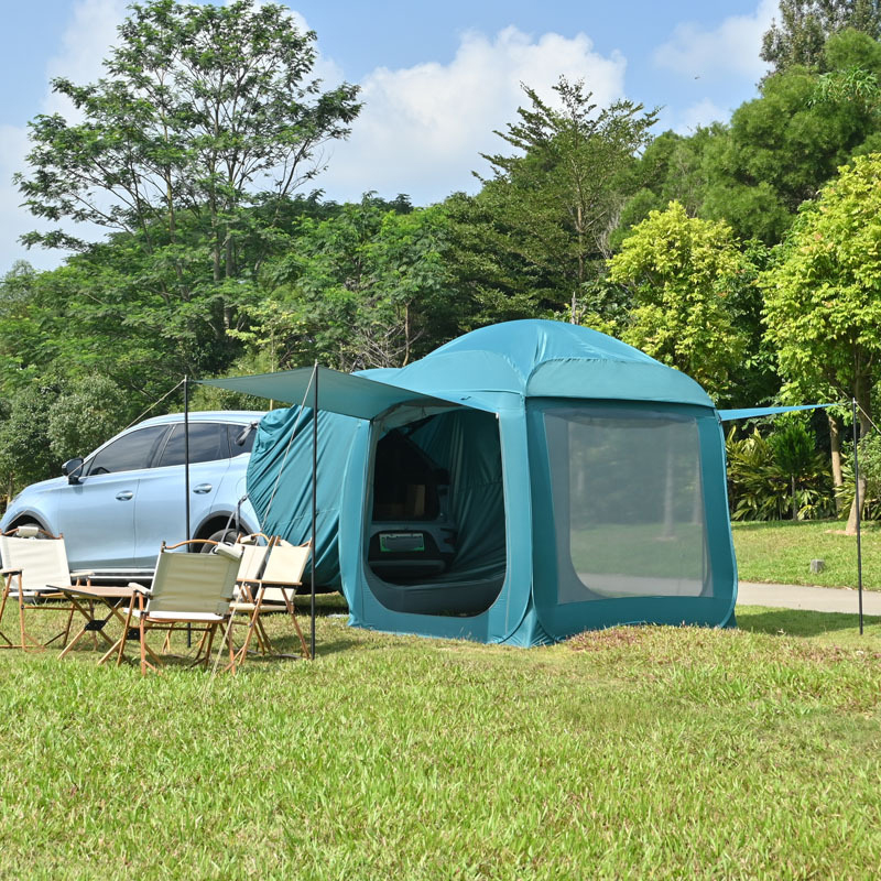 Car tail tent automatic erecti - مراجعة Outdoor Camping Car Tail Tent وسعره