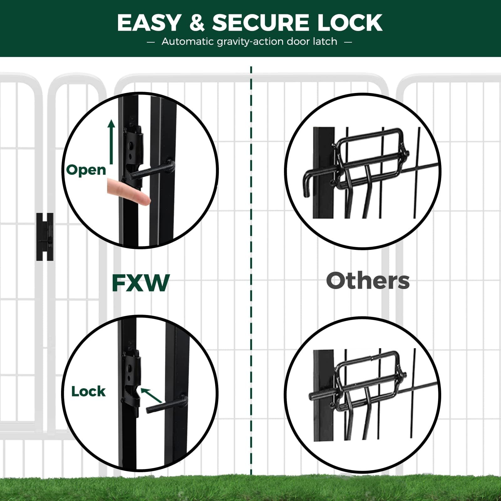 Dog Pet Fence Indoor/Outdoor,4 - مراجعة Outdoor Camping Dog Fence وسعره