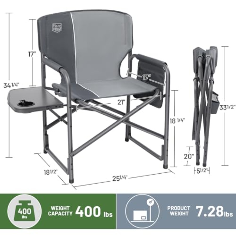 Aluminum Oversized Camping Cha - مراجعة Outdoor Oversized Camping Chair وسعره