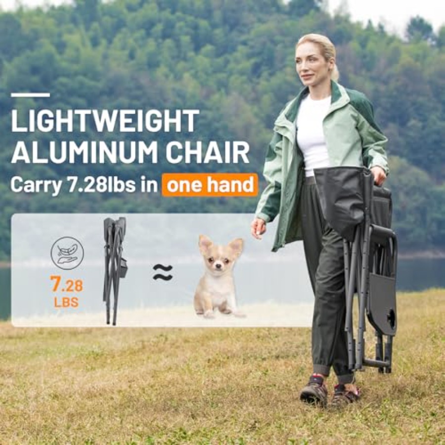 Aluminum Oversized Camping Cha - مراجعة Outdoor Oversized Camping Chair وسعره