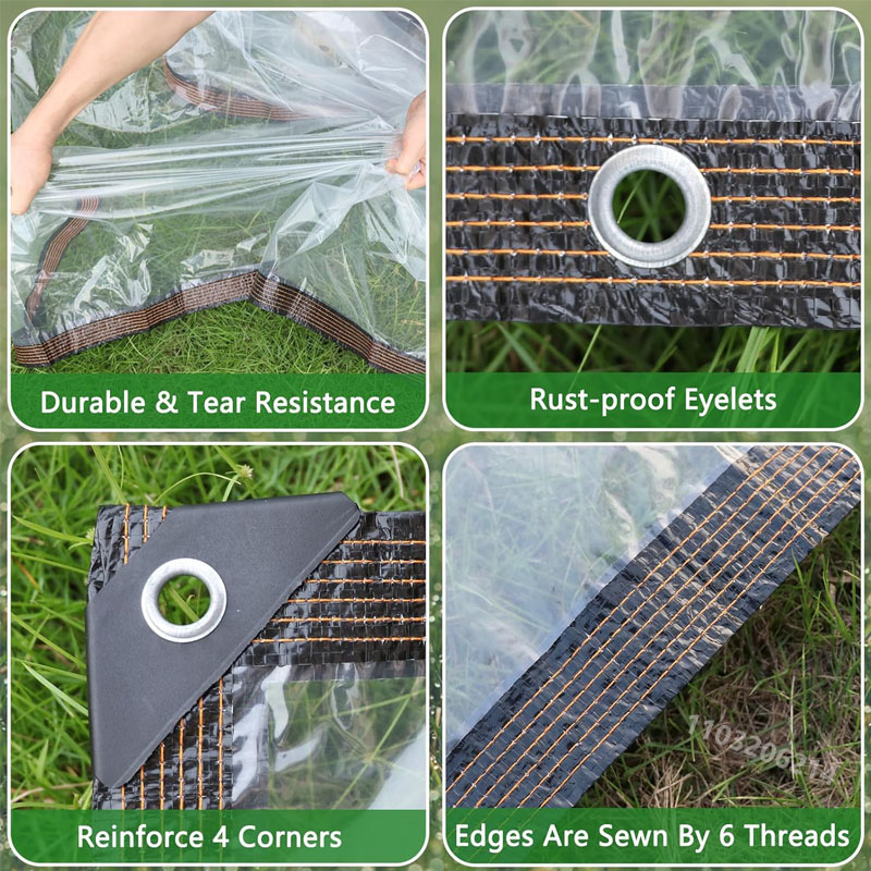 Transparent Outdoor Tarpaulin  - مراجعة Outdoor Camping Dog Fence وسعره