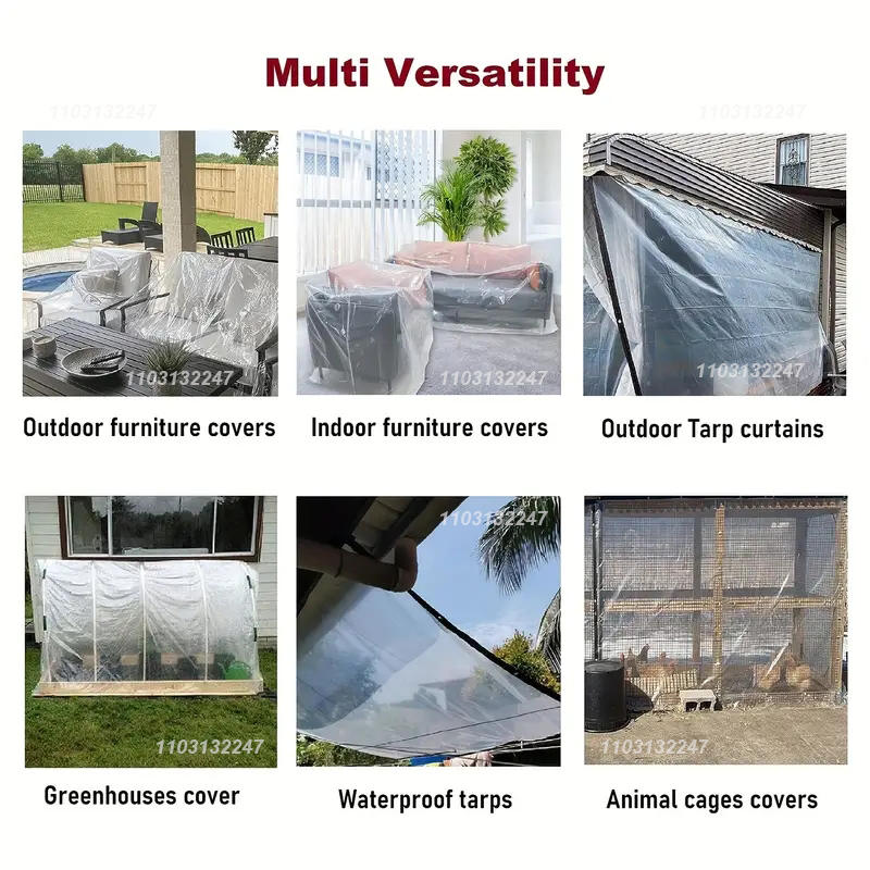 Transparent Outdoor Tarpaulin  - مراجعة Outdoor Camping Dog Fence وسعره