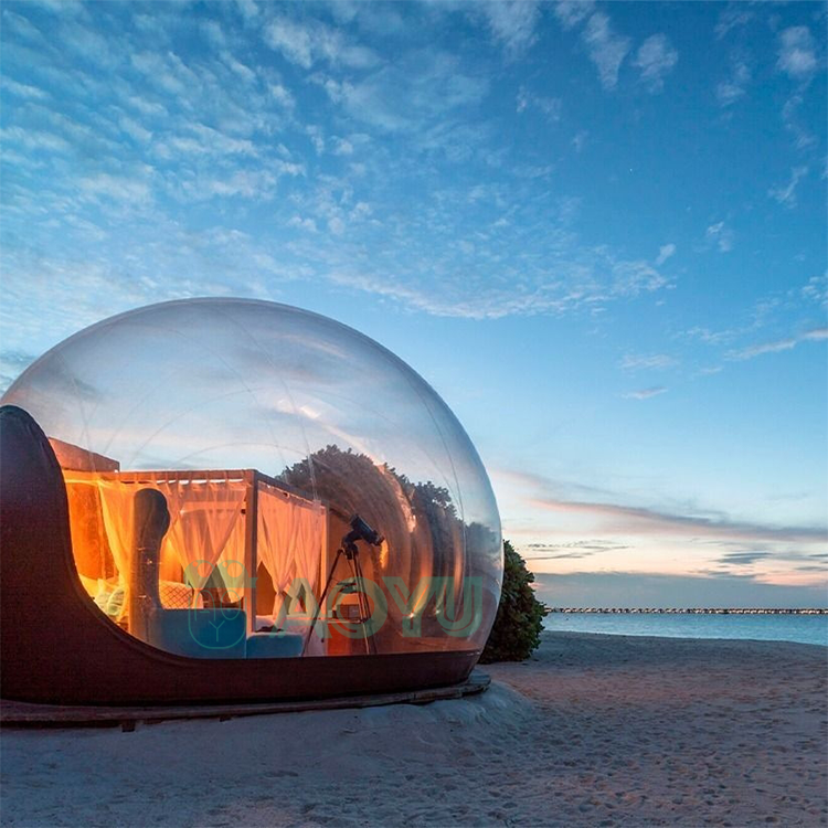 AOYU Inflatable Bubble Adverti - مراجعة Outdoor Camping Inflatable Tent وسعره