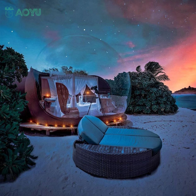 AOYU Inflatable Bubble Adverti - مراجعة Outdoor Camping Inflatable Tent وسعره