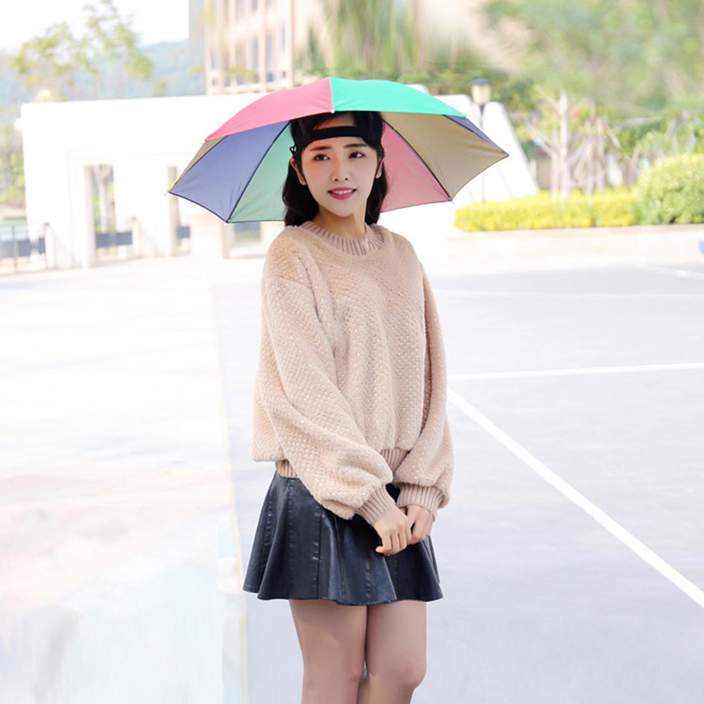 Hands Free Umbrella Hat Lightw - مراجعة Outdoor Camping Hat وسعره