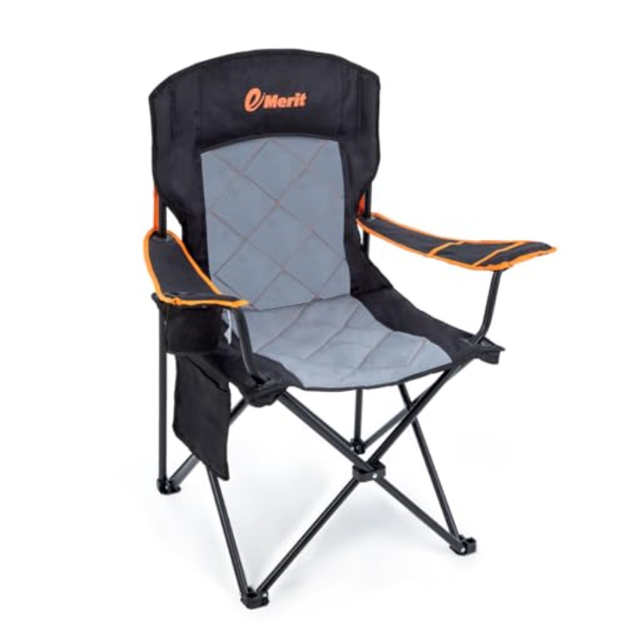Oversized Padded Camping Chair - مراجعة Outdoor Oversized Camping Chair وسعره