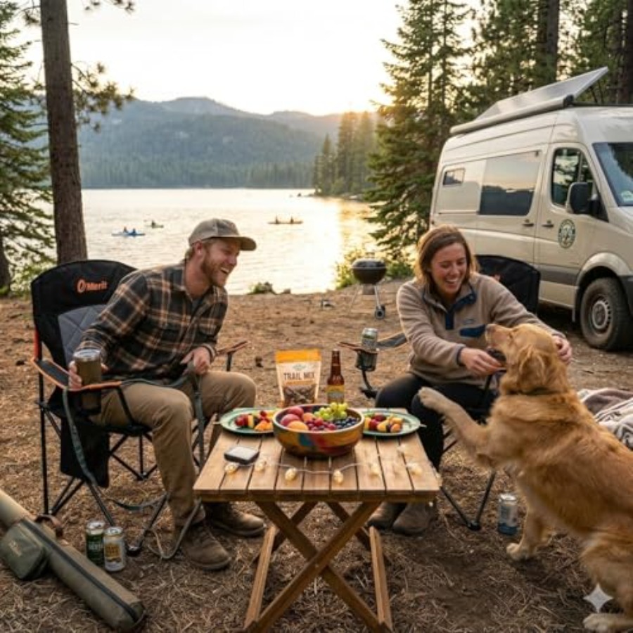 Oversized Padded Camping Chair - مراجعة Outdoor Oversized Camping Chair وسعره