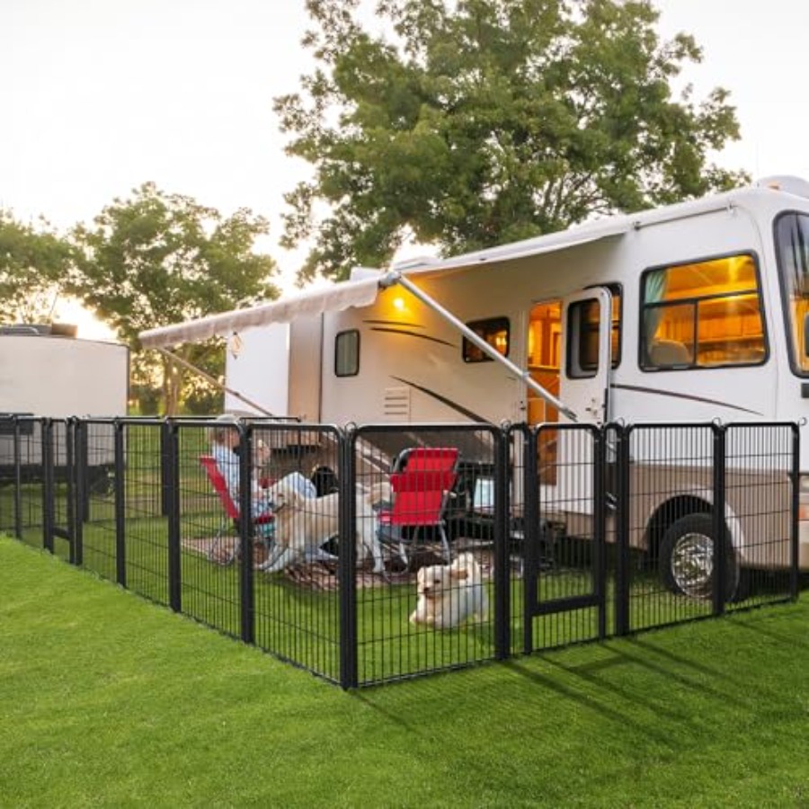 Dog Playpen Outdoor 40 inch 12 - مراجعة Outdoor Camping Dog Fence وسعره