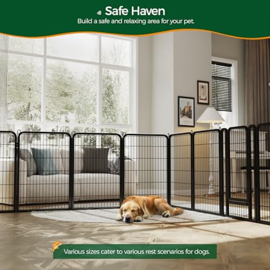 Dog Playpen Outdoor 40 inch 12 - مراجعة Outdoor Camping Dog Fence وسعره