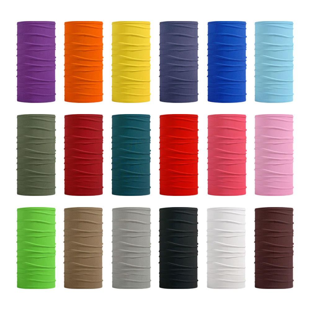 Seamless Solid Color Bandanas  - مراجعة Outdoor Camping Gear وسعره