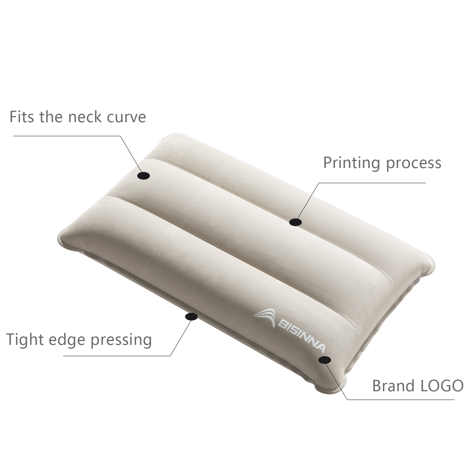 BISINNA Inflatable Pillow,Port - مراجعة Camp Pillow Compressible وسعره