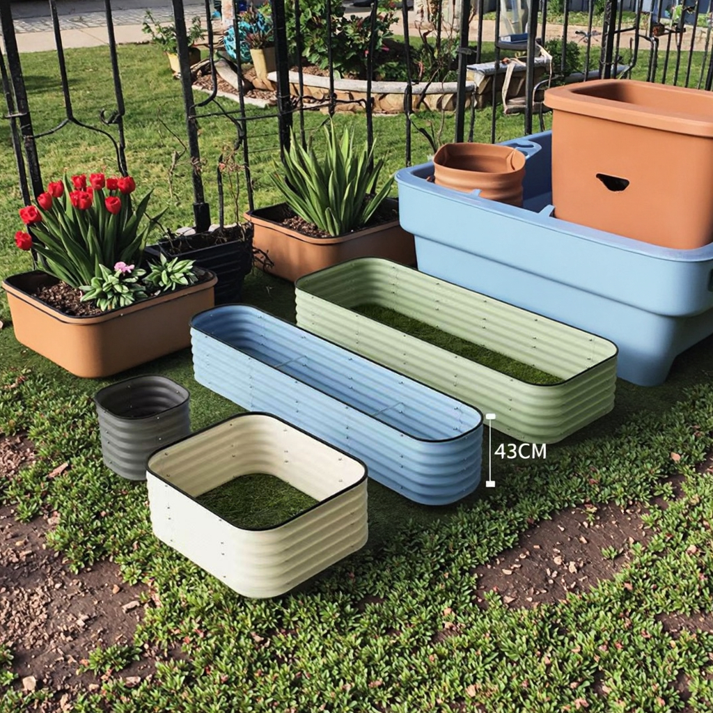 Garden Vegetable Bed Metal Pla - مراجعة Bed Outdoor Camping وسعره