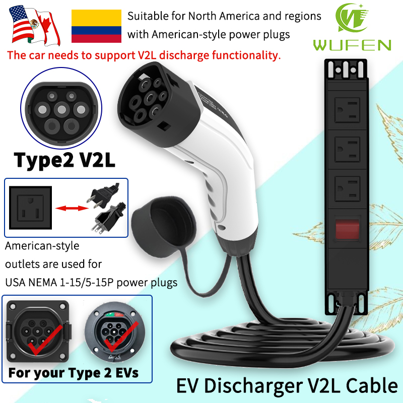 WUFEN Portable Type 2 V2L Cabl - مراجعة Outdoor Camping Vehicle وسعره