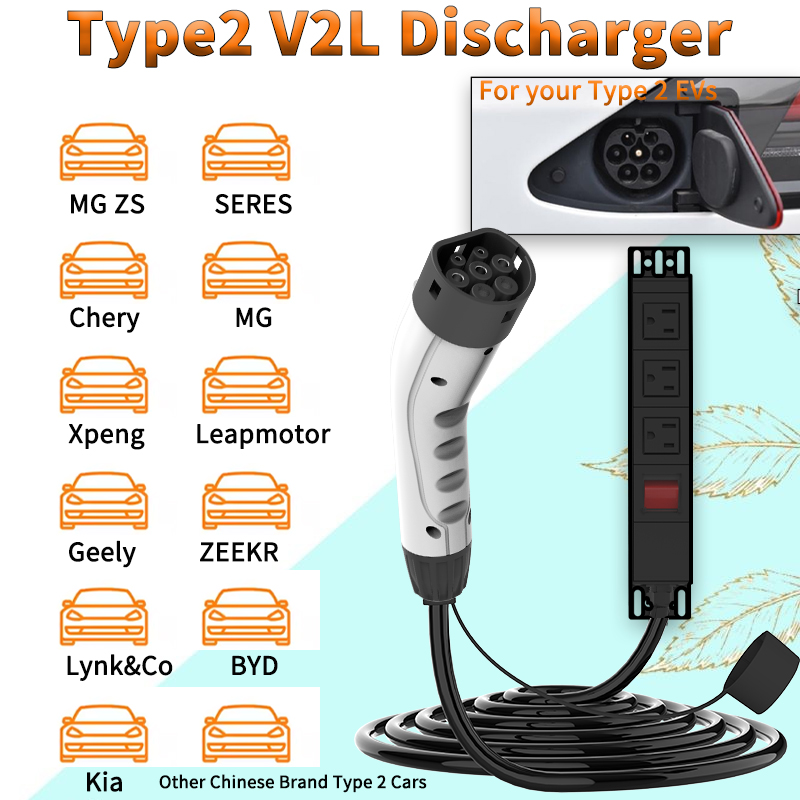 WUFEN Portable Type 2 V2L Cabl - مراجعة Outdoor Camping Vehicle وسعره