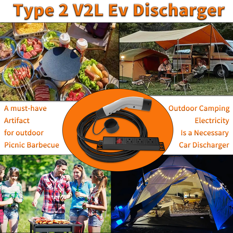 WUFEN Portable Type 2 V2L Cabl - مراجعة Outdoor Camping Vehicle وسعره