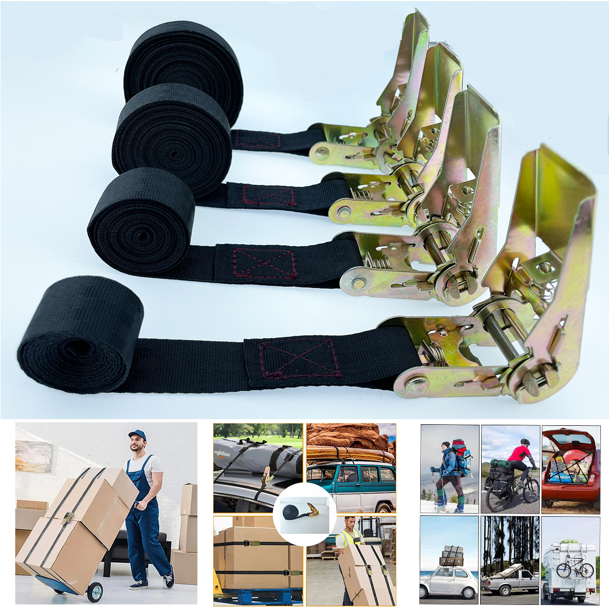 Cargo Strap Ratchet Tensioner  - مراجعة Outdoor Camping Vehicle وسعره