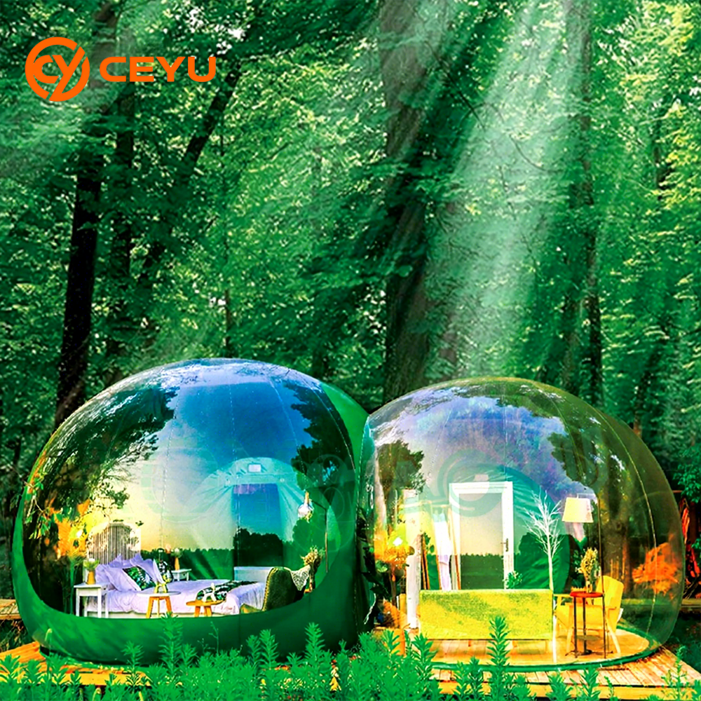 Ceyu Dome Shape Christmas Clea - مراجعة Outdoor Camping Inflatable Tent وسعره