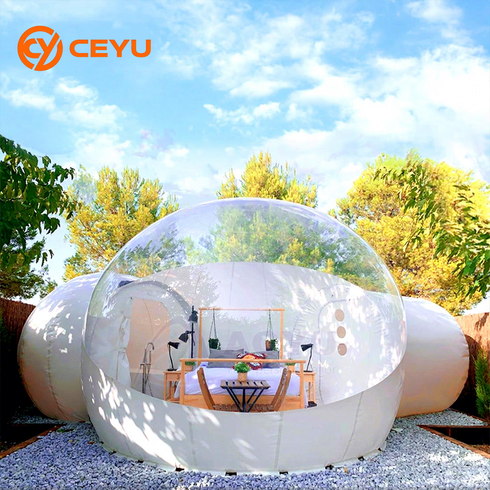 Ceyu Dome Shape Christmas Clea - مراجعة Outdoor Camping Inflatable Tent وسعره