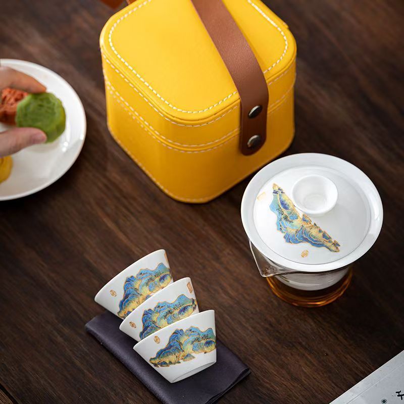 Travel Jade White Porcelain Te - مراجعة Outdoor Camping Kettle وسعره
